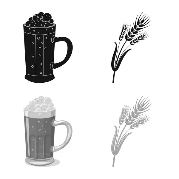 Ilustración vectorial de pub y bar icono. Colección de pub y símbolo de stock interior para web . — Archivo Imágenes Vectoriales