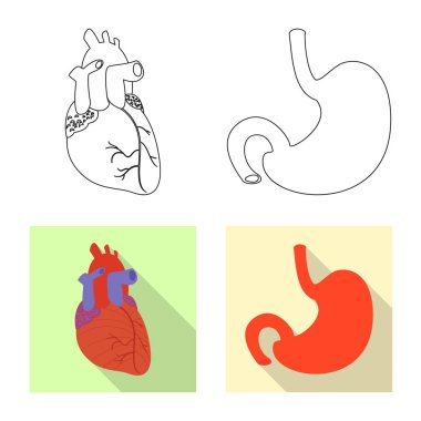 Vücut ve insan simge vektör tasarımı. Vücut ve tıbbi hisse senedi vektör çizim.