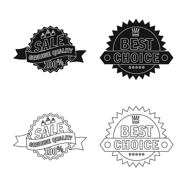 Diseño Vectorial Emblema Icono Insignia Colección Emblema Pegatina Icono Vector — Vector de stock