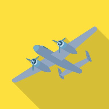 Uçak ve taşıma sembolü yalıtılmış nesne. Web için uçak ve gökyüzü hisse senedi simgesi kümesi.