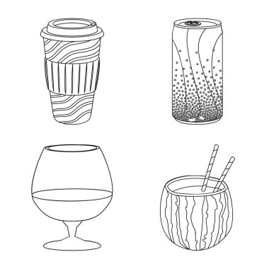 İçki ve bar sembolü yalıtılmış nesne. İçki ve parti hisse senedi simgesi için web topluluğu.