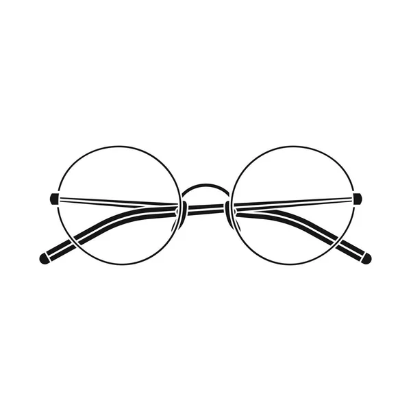 Objeto aislado de gafas y marco de muestra. Colección de gafas y accesorio icono vectorial para stock . — Archivo Imágenes Vectoriales