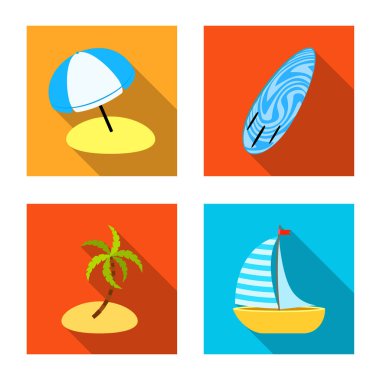 Ekipman ve yüzme sembolü yalıtılmış nesne. Ekipman ve etkinlik hisse senedi vektör çizim koleksiyonu.