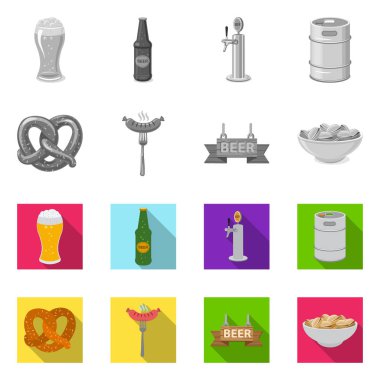Bar ve pub simge vektör Illustration. Pub ve web için iç hisse senedi simgesi.