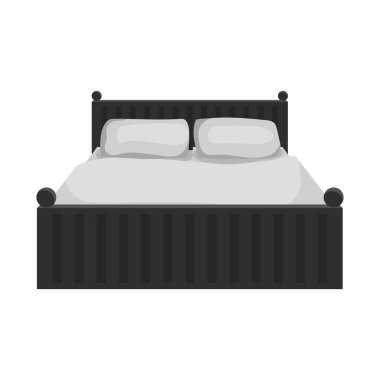 Rüyalar ve gece işareti yalıtılmış nesne. Rüyalar ve hisse senedi için yatak odası vektör simge kümesi.