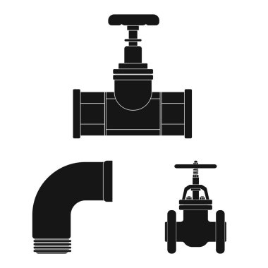 Boru ve tüp sembolü yalıtılmış nesne. Boru ve boru hattı hisse senedi simgesi için web topluluğu.
