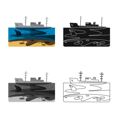 Doğal vektör çizim ve felaket oturum açın. Risk hisse senedi vektör çizim ve doğal kümesi.