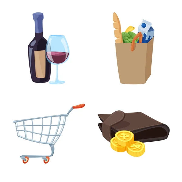 Vektorillustration av mat och dryck-ikonen. Av mat och lagra aktiesymbol för webben. — Stock vektor