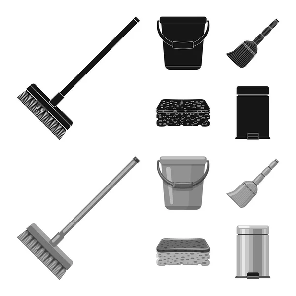 Απομονωμένο αντικείμενο του καθαρισμού και υπηρεσίες εικονίδιο. Συλλογή του καθαρισμού και οικιακής χρήσης σύμβολο μετοχής για το web. — Διανυσματικό Αρχείο