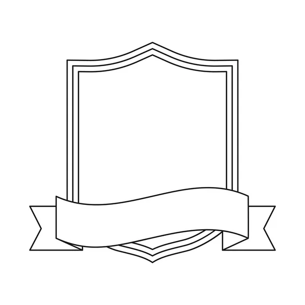 Illustrazione vettoriale dell'emblema e del segno distintivo. Raccolta di emblema e adesivo stock vettoriale illustrazione . — Vettoriale Stock
