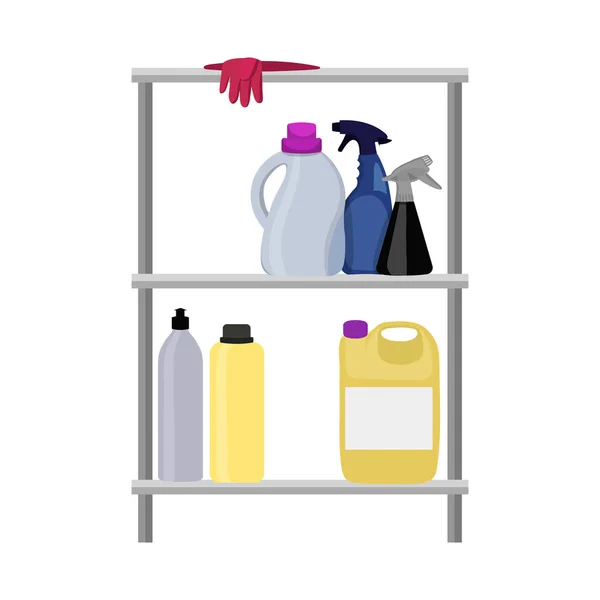 Ilustração vetorial de lavanderia e logotipo limpo. Coleção de roupa e roupa vetor ícone para estoque . — Vetor de Stock