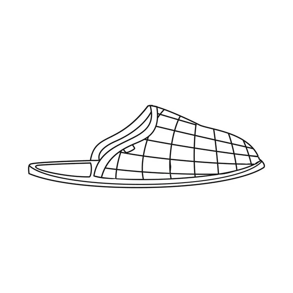 Vektor-Design von Schuhen und Schuhen Logo. Kollektion von Schuh- und Fußstocksymbolen für das Web. — Stockvektor