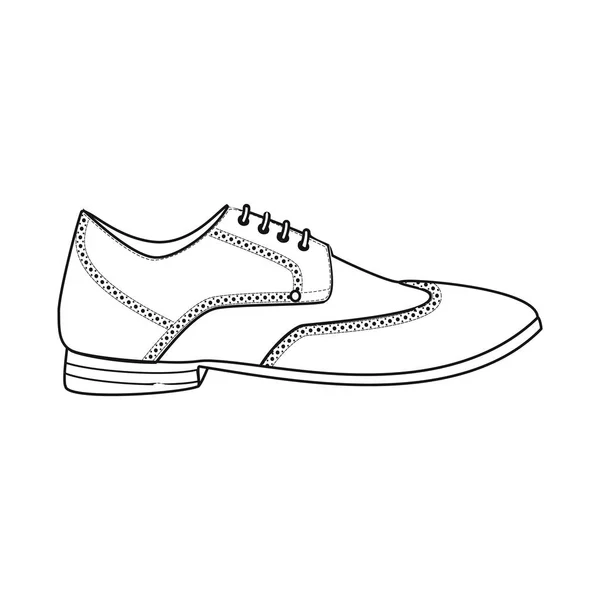 Diseño Vectorial Zapato Símbolo Calzado Set Zapato Pie Vector Icono — Vector de stock