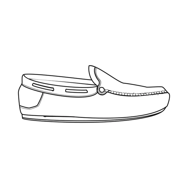 Cipő és lábbeli logó vektoros illusztráció. Gyűjteménye cipő- és vektor stock illusztráció. — Stock Vector