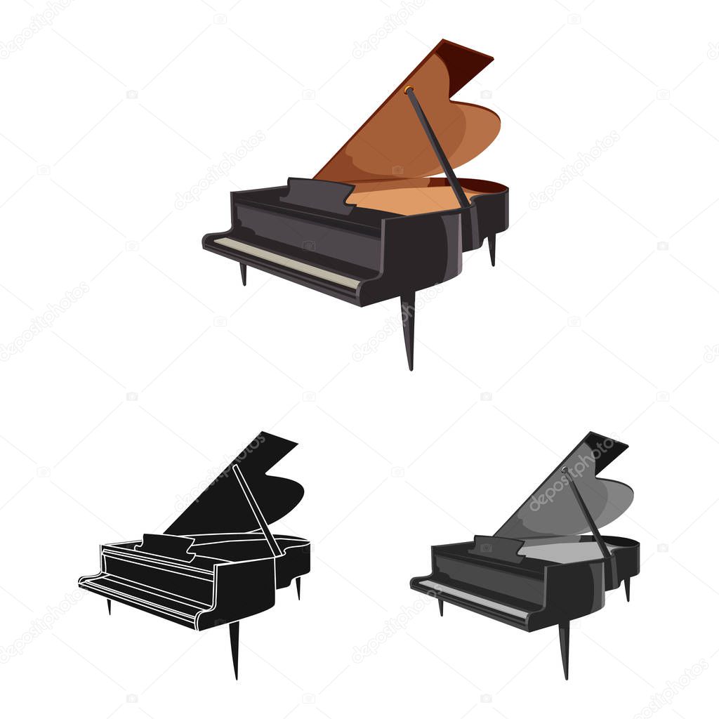 Vector illustration of music and tune logo. Collection of music and tool vector icon for stock.