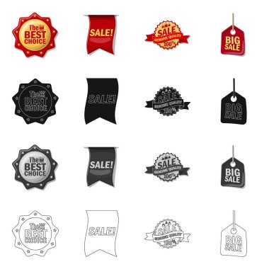 Amblem ve rozet simge vektör Illustration. Amblem ve etiket stok vektör çizim topluluğu.