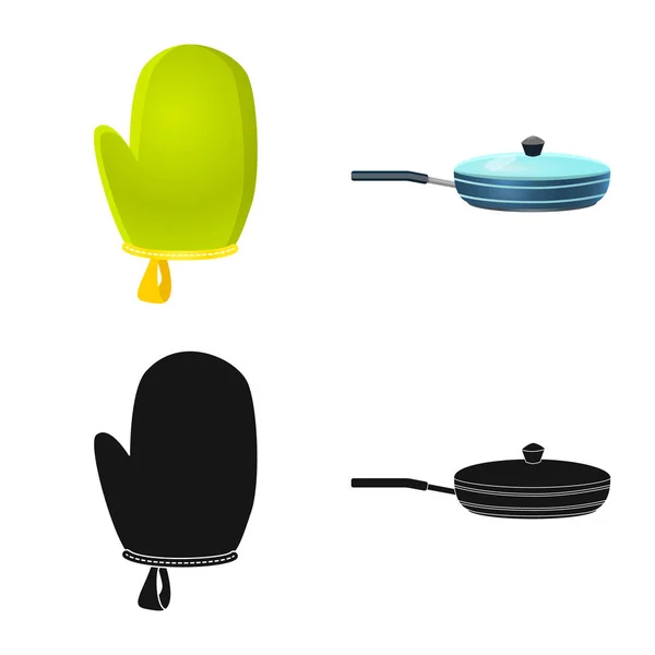 Illustration Vectorielle Icône Cuisine Cuisine Ensemble Icône Vectorielle Cuisine Appareil — Image vectorielle