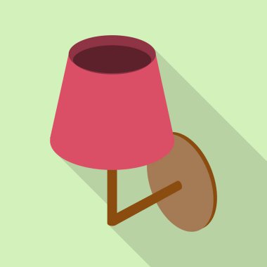 Bir yatak odası ve oda işaret illüstrasyon vektör. Hisse senedi için yatak ve mobilya vektör simge topluluğu.