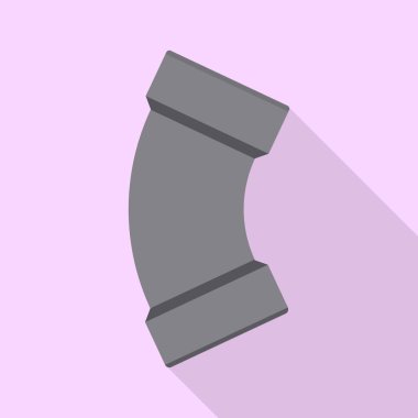 Boru ve tüp simge vektör Illustration. Hisse senedi için boru ve boru hattı vektör simge kümesi.