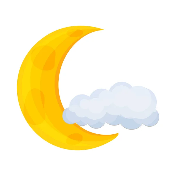 Geïsoleerde object van weer en klimaat-logo. Set van weer en cloud aandelensymbool voor web. — Stockvector