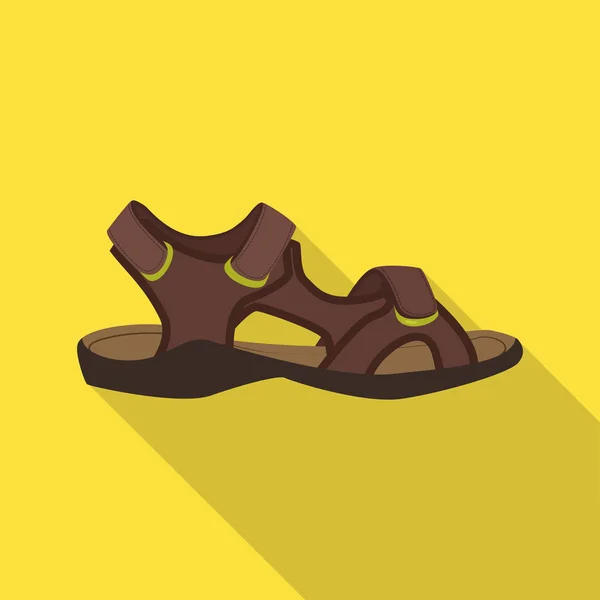 Illustration vectorielle de l'icône chaussure et chaussures. Ensemble de chaussure et symbole de stock de pied pour la toile . — Image vectorielle