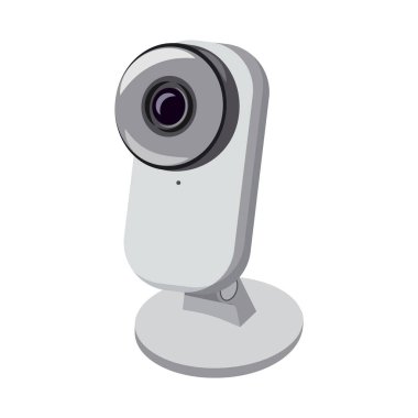 Cctv ve kamera işareti yalıtılmış nesne. Web için cctv ve sistem hisse senedi simgesi kümesi.