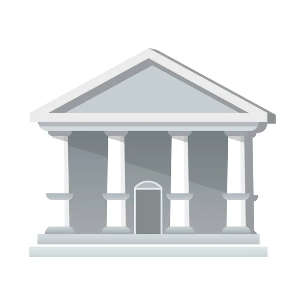 Vektoros illusztráció a bank és a pénz szimbólum. A bank, és bill, vektor stock illusztráció. — Stock Vector