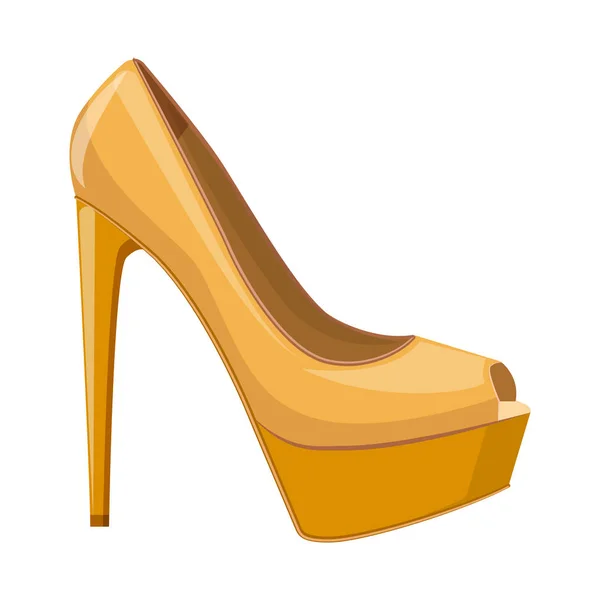 Objeto aislado de calzado y signo de mujer. Conjunto de calzado y pie símbolo de stock para web . — Vector de stock
