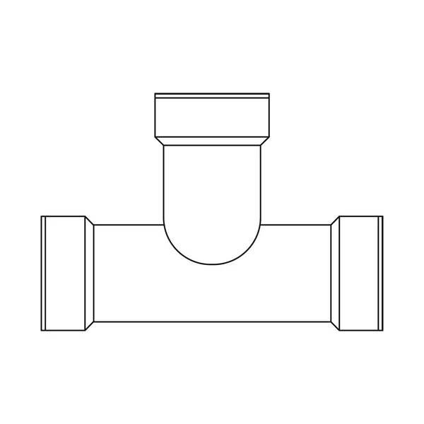 Vektorová Podoba Trubek Znamení Sada Trubek Potrubí Vektorové Ilustrace — Stockový vektor