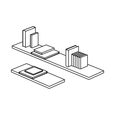 Yatak odası ve oda logo vektör Illustration. Web için yatak ve mobilya hisse senedi simgesi kümesi.