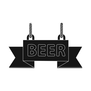 Vektör tasarımı bar ve pub sembolü. Pub ve iç hisse senedi vektör çizim.