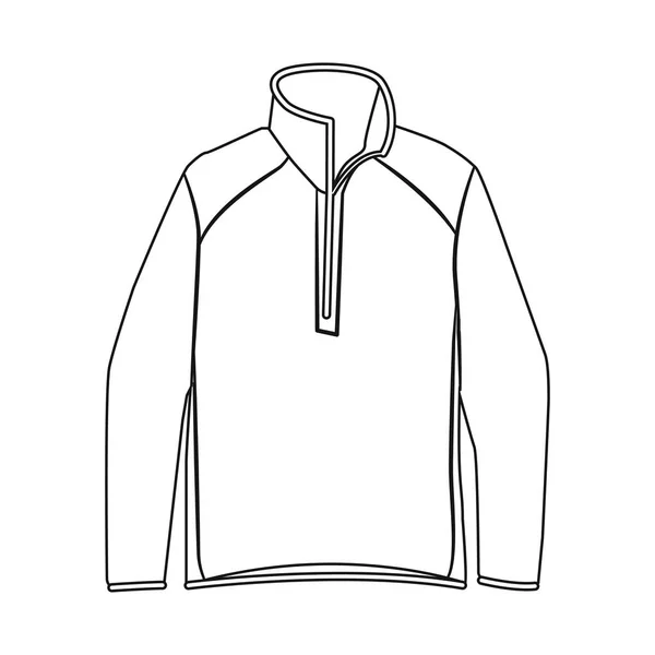 Diseño vectorial del hombre y el icono de la ropa. Conjunto de hombre y desgaste símbolo de stock para la web . — Vector de stock