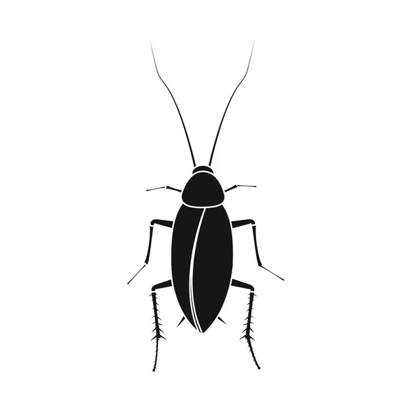 Векторна ілюстрація комахи та знака мухи. Набір значків комах і елементів для запасів . — стоковий вектор