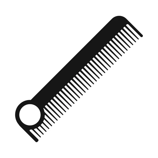 Objeto aislado de pincel y símbolo de cabello. Colección de cepillo y cepillo de pelo vector de ilustración . — Vector de stock