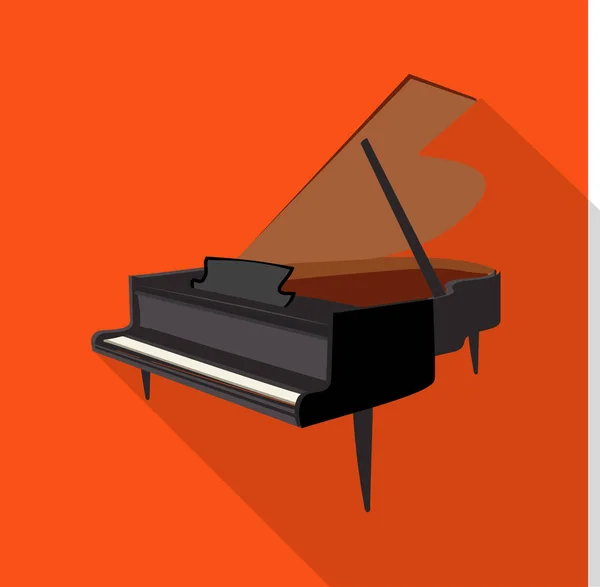 Vector ontwerp van muziek en melodie logo. Collectie van muziek en instrument aandelensymbool voor web. — Stockvector