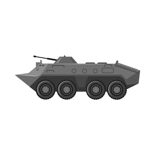 Diseño vectorial de arma y arma de fuego. Conjunto de armas y ejército icono de vector para la acción . — Vector de stock