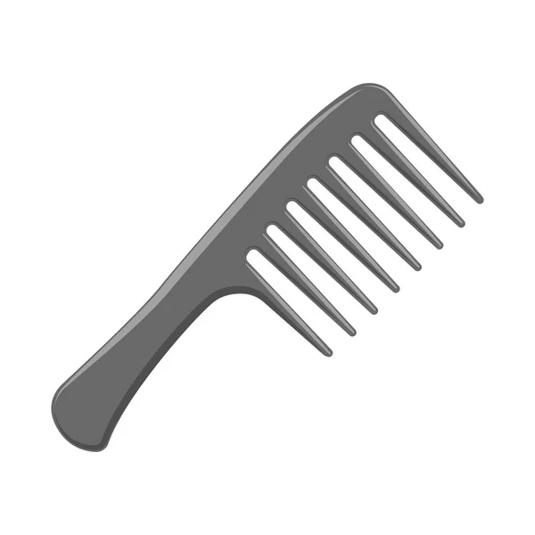 Vektorillustration av borsten och hår symbol. Uppsättning av borsten och hårborste vektor ikonen för lager. — Stock vektor