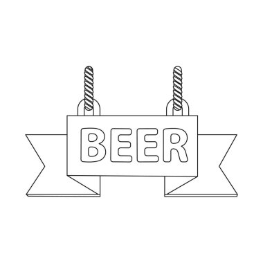 Yalıtılmış nesne pub ve çubuğu simgesinin. Pub ve hisse senedi için iç vektör ikon koleksiyonu.