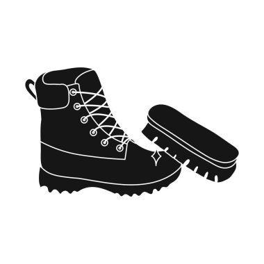 Çamaşırhane ve temiz simge vektör Illustration. Hisse senedi için çamaşır ve giysi vektör simge kümesi.