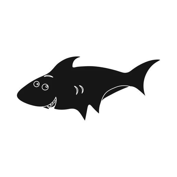 Vektorové ilustrace ikony moře a zvířat. Moře a mořské vektorové ikony pro stock. — Stockový vektor