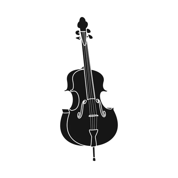 Diseño vectorial de música y símbolo de melodía. Colección de música e ilustración de vector de stock de herramientas . — Vector de stock