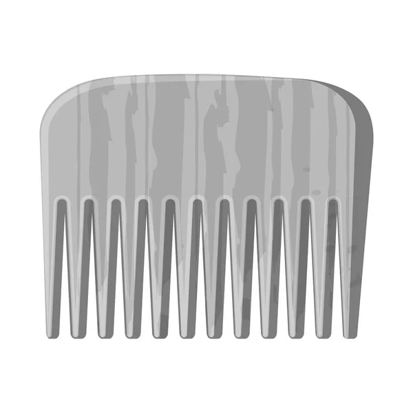Isolerade objekt av borsten och hår symbol. Samling av borsten och hårborste aktiesymbol för webben. — Stock vektor