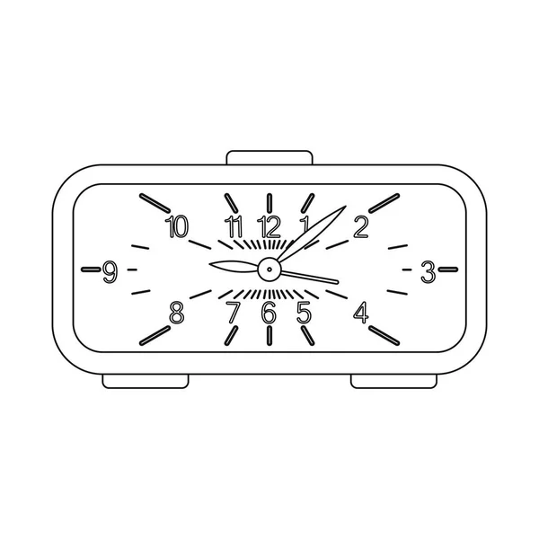 Illustration vectorielle de l'horloge et du signe horaire. Collection d'horloge et cercle illustration vectorielle de stock . — Image vectorielle