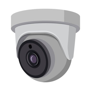 Cctv ve kamera logo vektör Illustration. Web için cctv ve sistem hisse senedi simgesi kümesi.