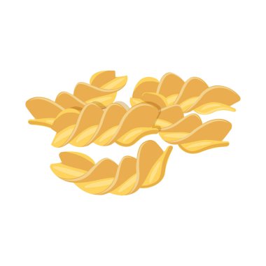 Makarna ve karbonhidrat logo vektör tasarımı. Hisse senedi için makarna makarna ve vektör simge kümesi.