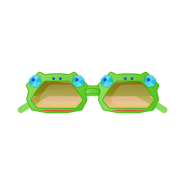 Diseño vectorial de gafas y logotipo de gafas de sol. Conjunto de gafas y accesorio símbolo de stock para web . — Vector de stock