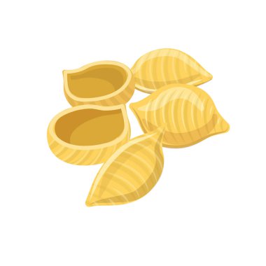 Makarna ve karbonhidrat logo vektör tasarımı. Web için makarna makarna ve hisse senedi simgesi kümesi.