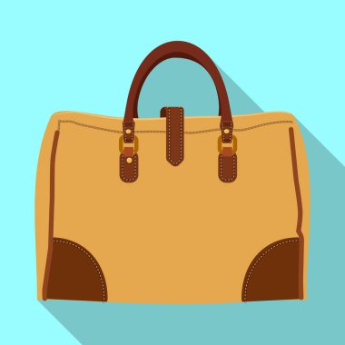 Bavul ve Bagaj logo yalıtılmış nesne. Hisse senedi için bavul ve yolculuk vektör simge kümesi.