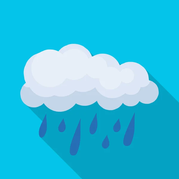 Objet isolé de l'icône météo et climatique. Collection de symboles météo et nuage pour le web . — Image vectorielle
