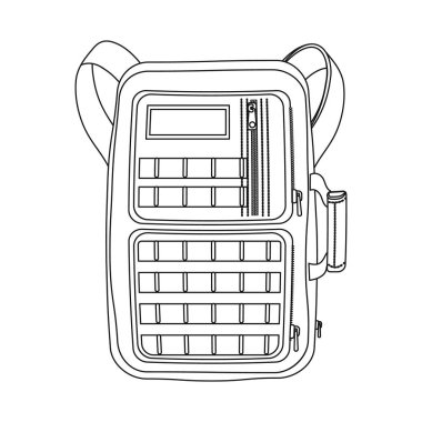 Bavul ve Bagaj logo vektör tasarımı. Hisse senedi için bavul ve yolculuk vektör simge topluluğu.